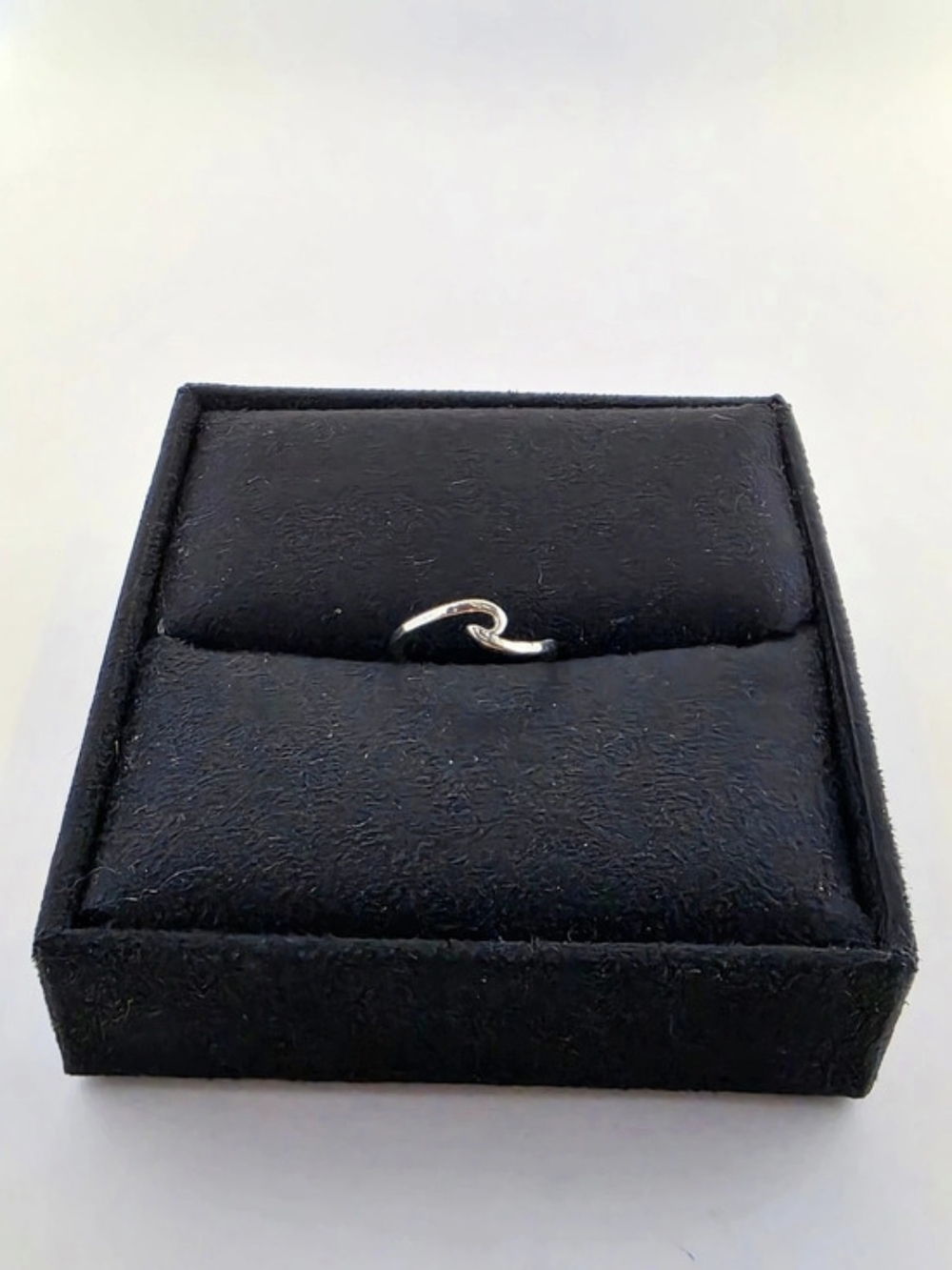 🌊 925 Sterling Silver Minimalist Wave Ring ✨